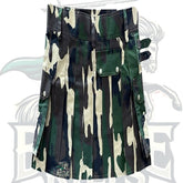 New Woodland Camo Kilt for Men